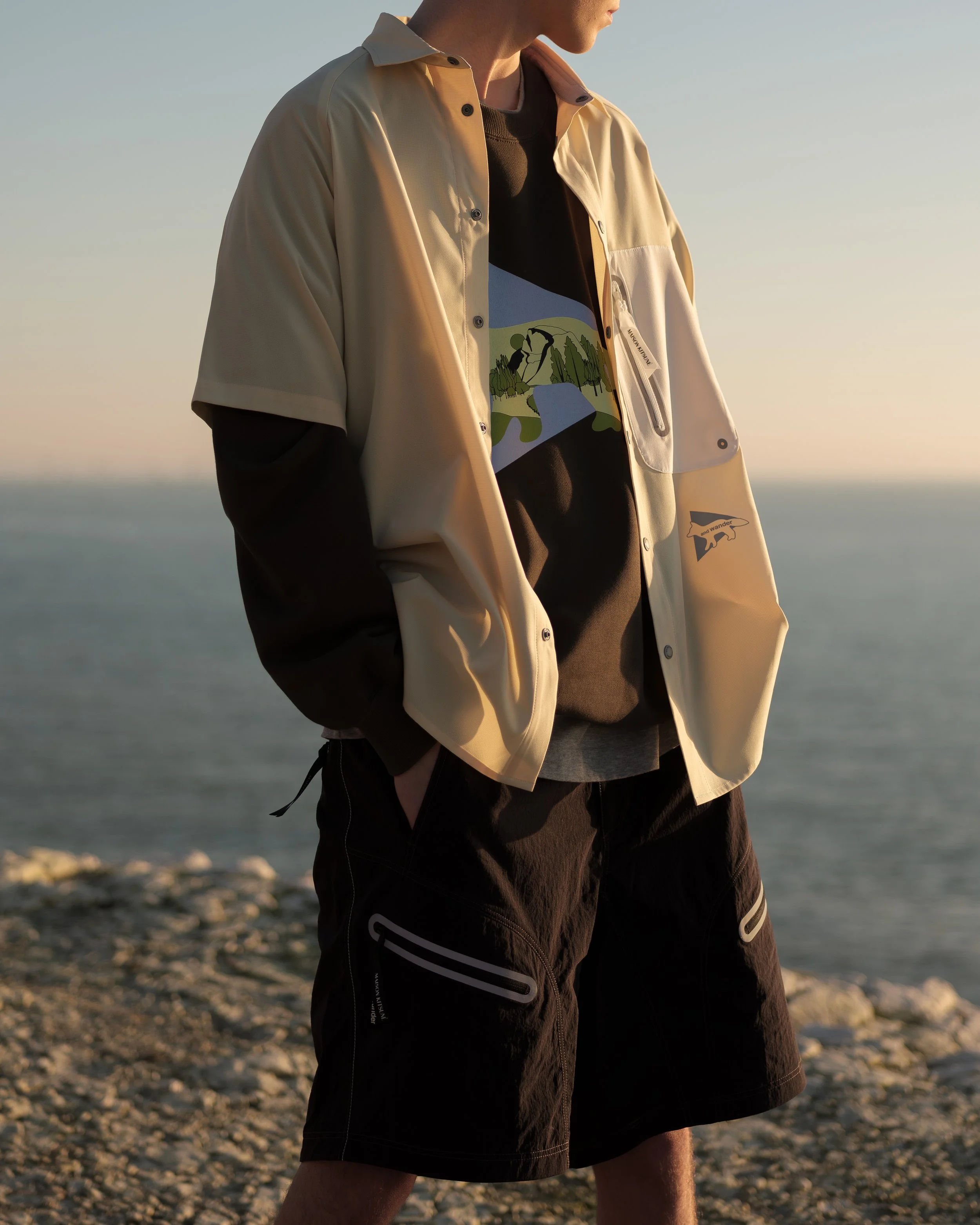 EDITORIAL | Maison Kitsuné x and wander SS23 by eye_C — eye_C EDITORIAL | Maison Kitsuné x and wander SS23 by eye_C — eye_C
